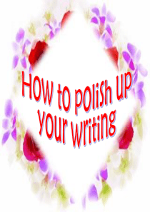 51how to polish up your writing