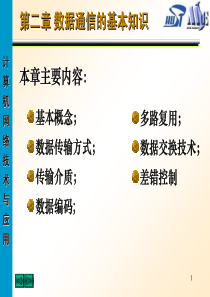 计算机网络工程2数据通信的基础知识