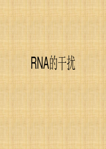 RNA干扰完整