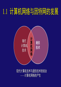 计算机网络与因特网的发展计算机通信与网络