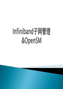 Infiniband子网管理