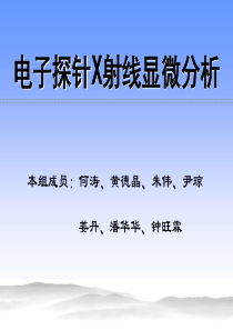 43电子探针x射线显微分析