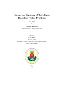 Numerical Solution of Two-Point Boundary Value Pro