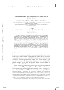 Numerical wave optics and the lensing of gravitati