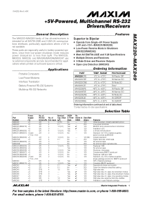 Max232资料手册