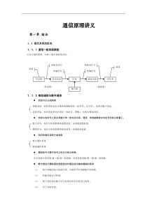 通信原理讲义