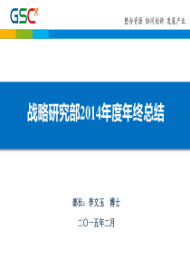 战略研究部2014年度年终总结(2-5)