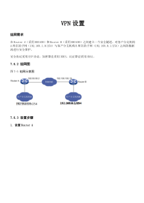 华3ER3100路由器VPN组网方案