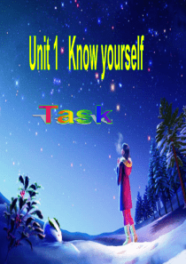 9A Unit1 Know yourself Task课件