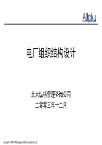 北大纵横—巴蜀江油燃煤1224—电厂组织结构设计—ZHY