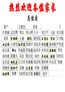 家长会  高二  期中考试  总结