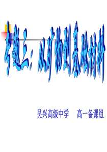 【铝方面精品文档】专题三从矿物到基础材料