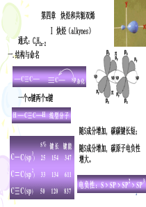 有机化学之 炔烃和共轭双烯