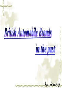 British Automobile Brands英国汽车品牌介绍