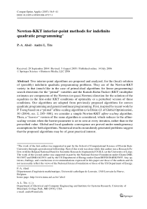 Newton-kkt interior-point methods for indefinite q