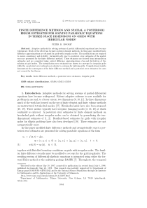 (1999)_ARTICLES_-_Finite_Difference_Methods_and_Sp