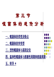 7、细菌和噬菌体的遗传分析2