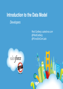 Introduction to the Data Model