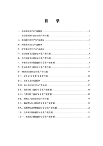 标准化-小型露天矿山 安全生产责任制度