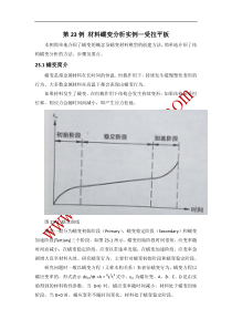 第23例 材料蠕变分析实例