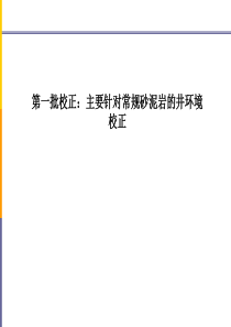 基于岩石物理模型的测井曲线环境校正1