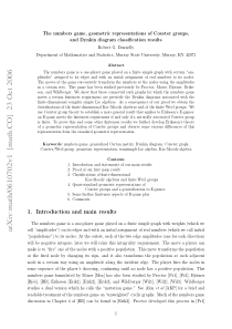 The numbers game, geometric representations of Cox