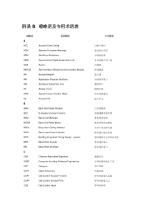 通信英语缩略词3