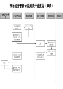 通信行业-市场经营部-新号段测试开通标准流程