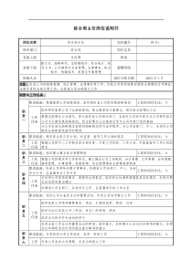 通信行业-综合部主任岗位说明书