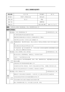 通信行业-网管中心网络优化室-优化工程岗位说明书