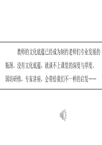 如何提升教师的文化底蕴