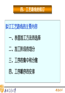 第六章第一节工艺规程设计2