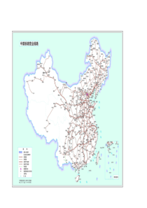 中国铁路详细地图