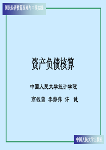 国民经济核算原理与中国实践第6章