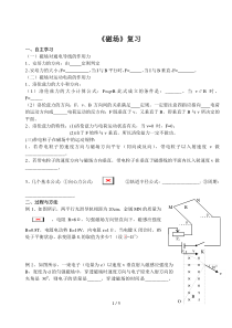 选修3-1磁场复习题