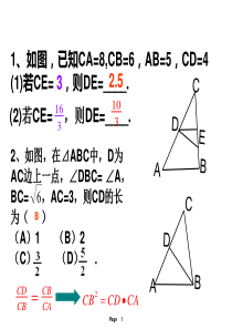 2012数学中考专题-相似三角形