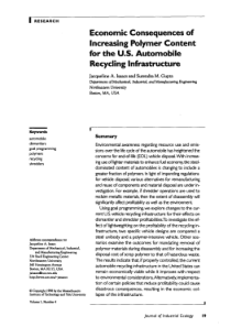 Economic Consequences of Increasing Polymer Conten