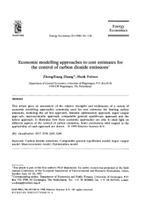 Economic modelling approaches to cost estimates fo