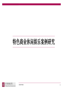 特色商业休闲娱乐案例