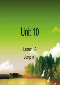 新概念青少版1A Unit10 Jump in课件