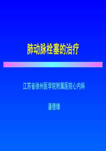 肺动脉栓塞的治疗_图文.ppt