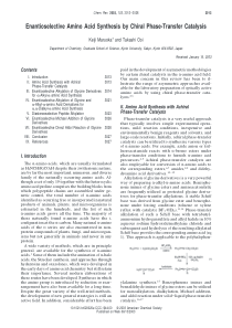 Enantioselective Amino Acid Synthesis by Chiral Ph