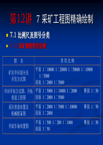 采矿工程图精确绘制