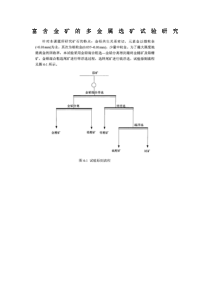 富含金矿的多金属选矿试验研究