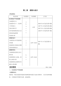 2020版通用技术浙江高考新选考一轮必修2第二章  流程与设计