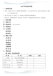 #非#常详细的企业年会策划方案