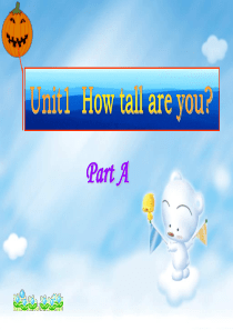 英语课件How_tall_are_you A learn