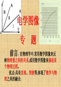 九年级物理全册《电学图象》专题复习课件 新人教版