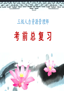 [管理学]三级人力资源师总复习