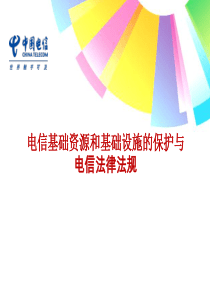 电信基础资源和基础设施的保护与电信法律法规